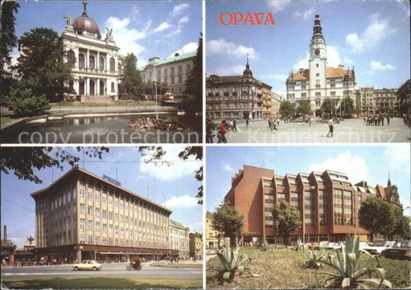 Opava Troppau Museum Platz Kaufhaus Hotel Kamysin