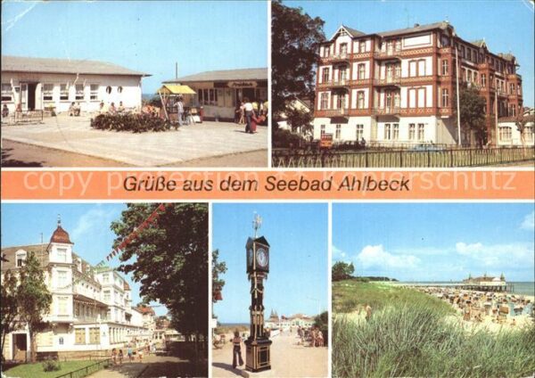 Ahlbeck Ostseebad Strandpromenade FDGB Erholungsheim Stra