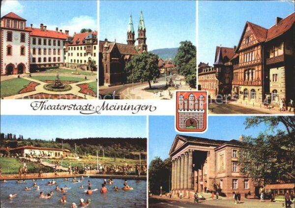 Meiningen Thueringen Schloss Stadtkirche Henneberger Haus Sc