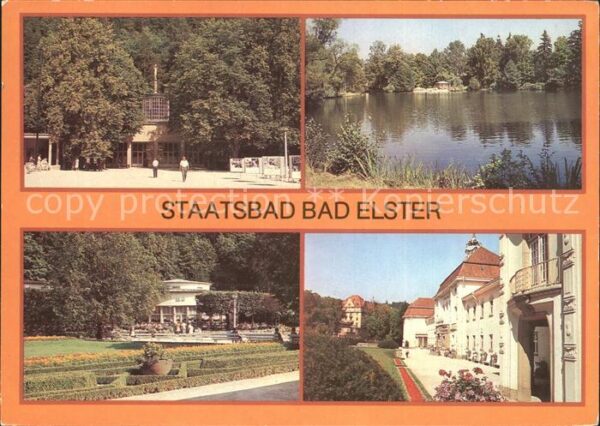 Bad Elster Marienquelle Gondelteich Badecafe Badeh