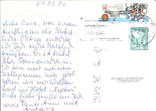Warnemuende Ostseebad Am Alten Strom Leuchtturm Teepott FDGB – Bild 2
