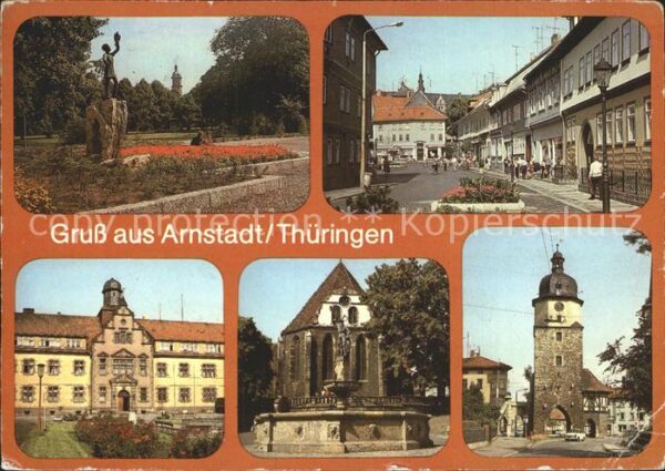 Arnstadt Ilm Stadtpark Holzmarkt Schloss Hopfenbrunn