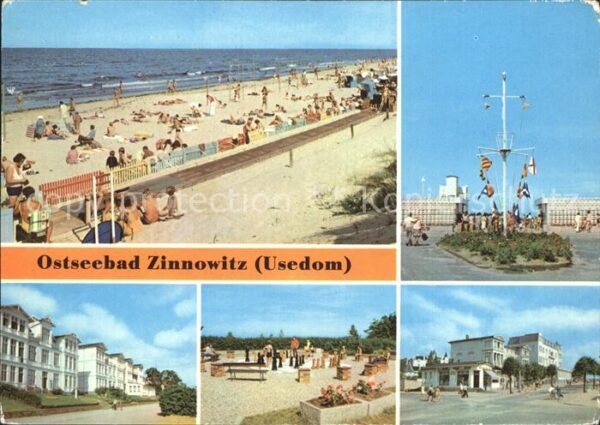 Zinnowitz Ostseebad Strand Ferienheime Minisportanlage Karl