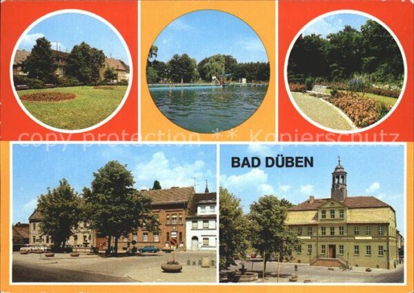 Bad Dueben Platz der Jugend Waldbad Hammermühle Ku