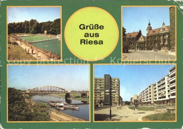 Riesa Sachsen Freibad Rathaus Anlegestelle Weisse Flo