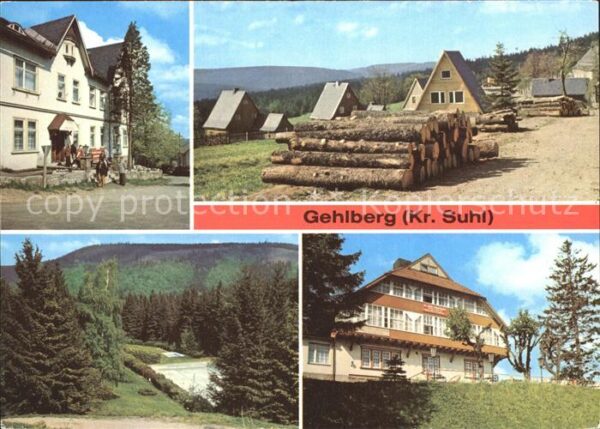 Gehlberg FDGB Erholungsheim OT Schmücke Waldbad