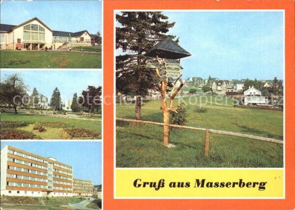 Masserberg FDGB Erholungsheime Kurpark Teilansicht
