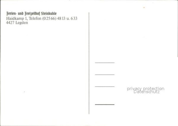 Legden Ferienhof Freizeithof Steinkuhle Speise – Bild 2