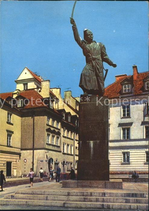 Warszawa Pomnik Jana Kilinskiego Denkmal Statue