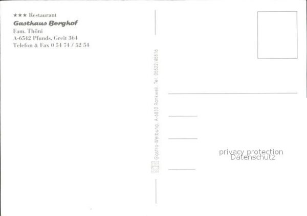Pfunds Restaurant Gasthaus Berghof – Bild 2