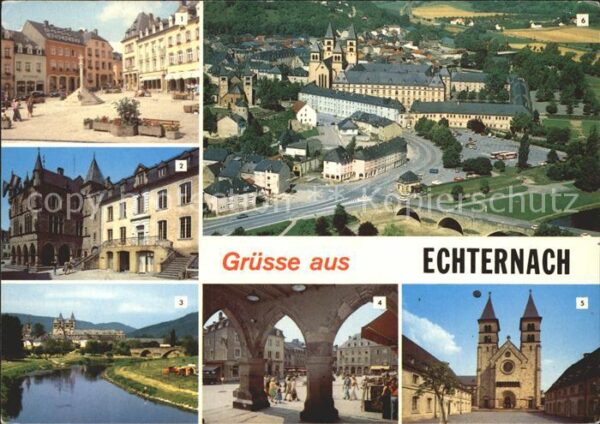 Echternach Place du Marche Denzelt Hotel de Ville