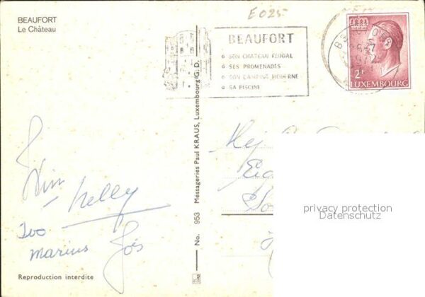 Beaufort Befort Luxembourg Chateau – Bild 2
