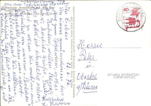 Bernau Chiemsee Gästehaus Bonnschlößle und Alter Wirt – Bild 2