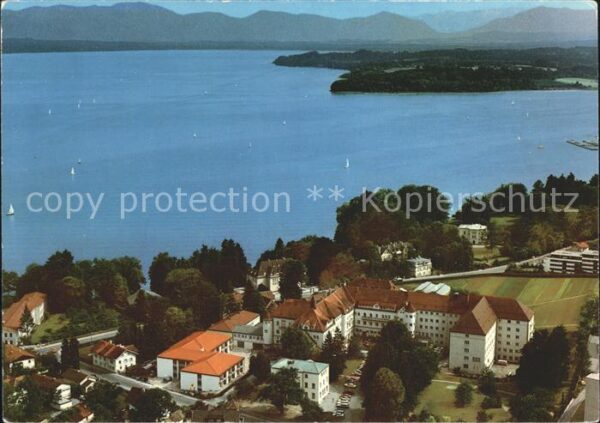 Tutzing Fliegeraufnahme Krankenhaus der Mission