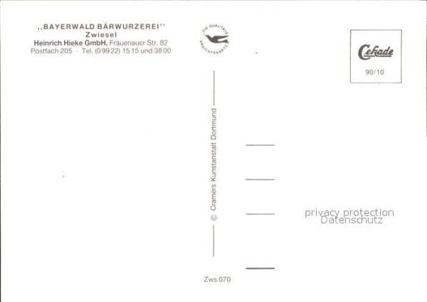 Zwiesel Niederbayern Bayerwald Bärwurzerei – Bild 2