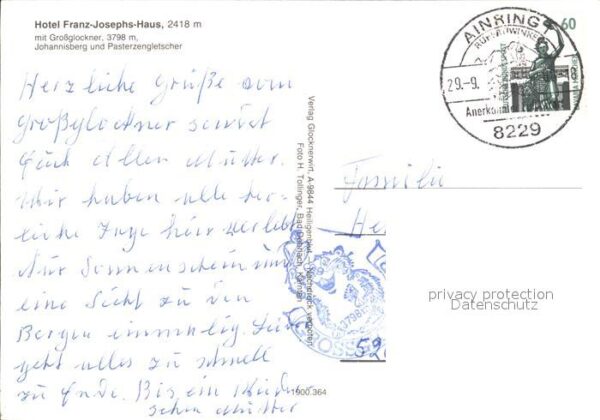 Grossglockner Johannixberg Hotel Franz-Josephs-Haus – Bild 2