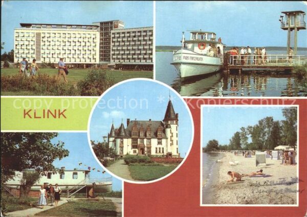 Klink Waren Ferienheim-Herbert-Warnke Strand Schloß