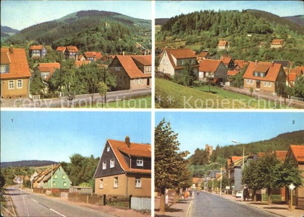 Steinbach-Hallenberg Rotteroder Strasse und Hauptstrasse