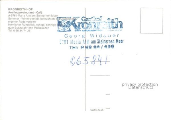 Maria Alm Steinernen Meer Gasthaus Kronreithhof – Bild 2