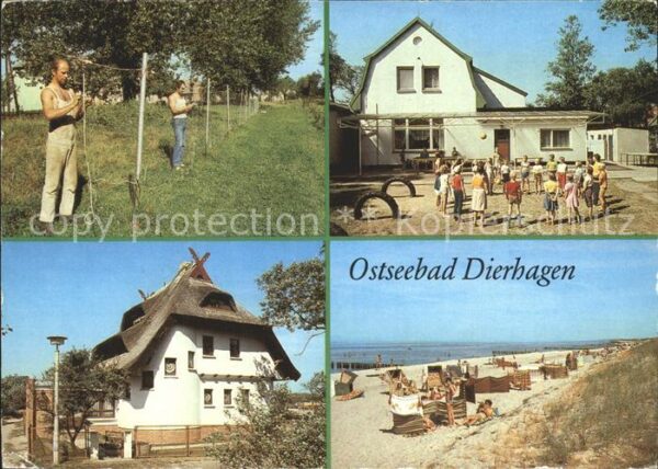 Dierhagen Ostseebad Strand Fischer Haus Käppn Brass