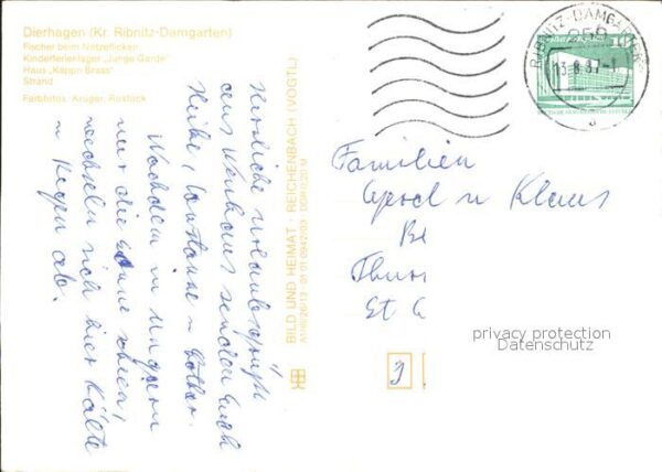 Dierhagen Ostseebad Strand Fischer Haus Käppn Brass – Bild 2