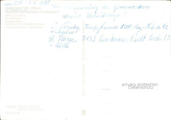 Waltersdorf Zittau Lausche Sonnenberg Umgebindehaus – Bild 2