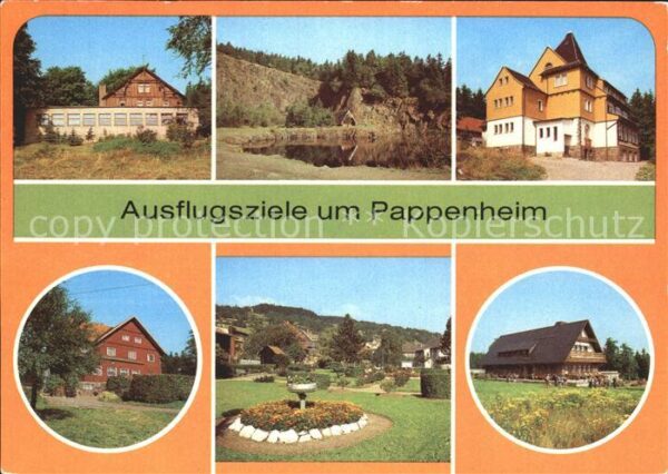 Pappenheim Mittelfranken Restaurants Fuchsbau und Ebertswiese