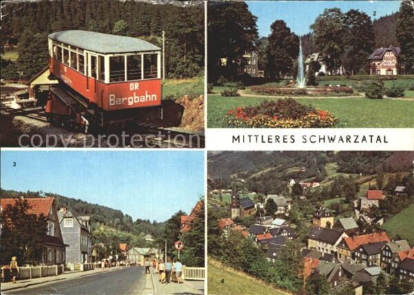 Schwarzatal Obstfelderschmiede Bergbahn Meuselbach-