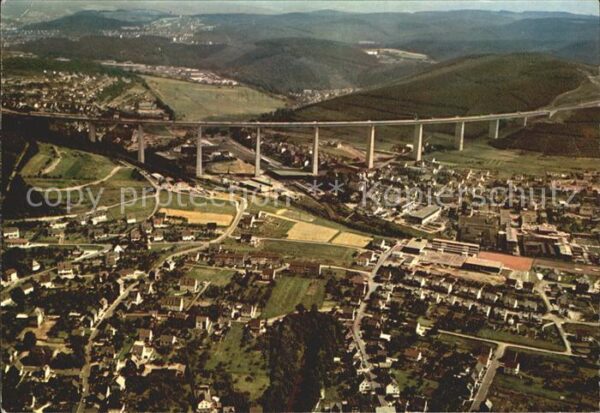 Eiserfeld Fliegeraufnahme mit Siegtal-Brücke