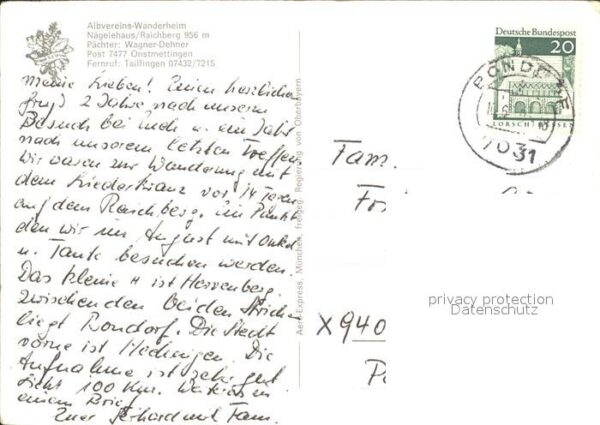 Onstmettingen Fliegeraufnahme Albvereins-Wanderheim N – Bild 2