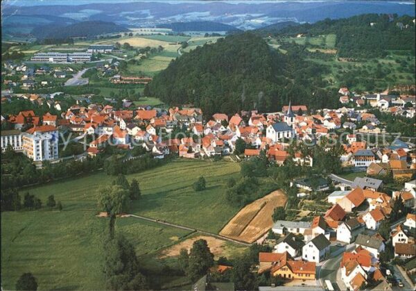 Reichelsheim Odenwald Fliegeraufnahme mit Kurklinik Göttmann