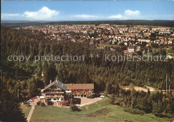 Freudenstadt Waldhotel Cafe Stokinger Fliegeraufnahm