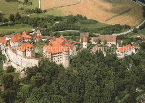 Harburg Schwaben Fliegeraufnahme Schloss