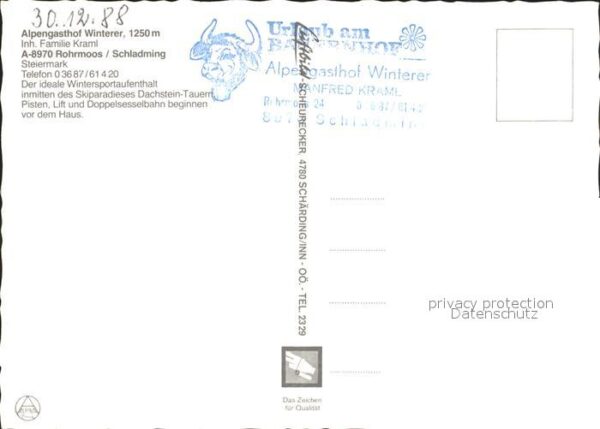 Rohrmoos Schladming Alpengasthof Winterer – Bild 2