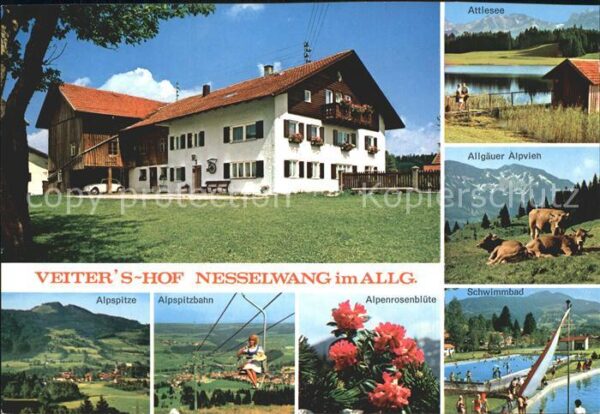 Nesselwang Veiters Hof Restaurant Attlesee Alpspit