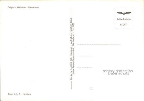 Westerland Sylt Fliegeraufnahme Camping Strand – Bild 2