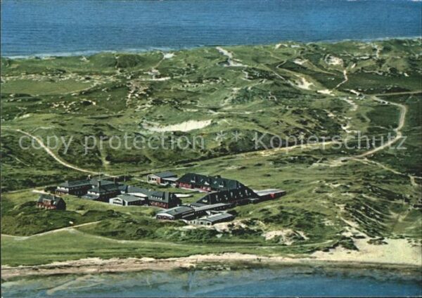 Sylt Fliegeraufnahme Ferienheim Puan Klent