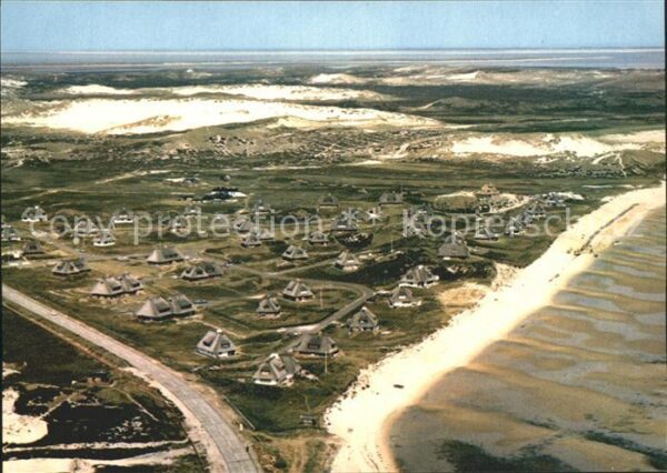 List Sylt Fliegeraufnahme mit STrand