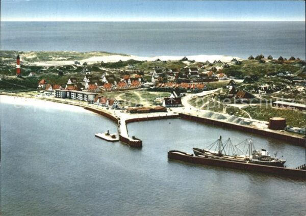 Hoernum Sylt Fliegeraufnahme mit Hafen