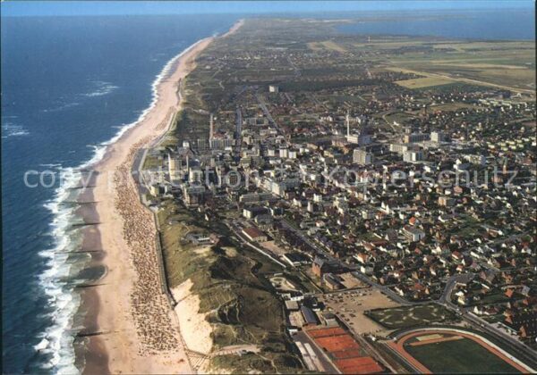 Westerland Sylt Fliegeraufnahme mit Strand
