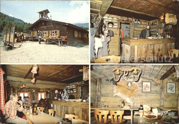 Val Gardena Baita Gamsblut Hütte Dolomiten