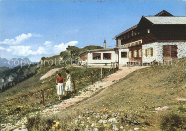 Brauneck-Gipfelhaus mit Zugspitze