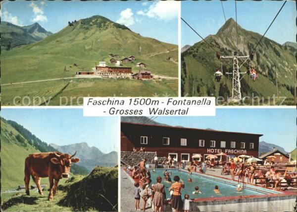 Faschina Fontanella Grosses Walsertal Schwimmbad