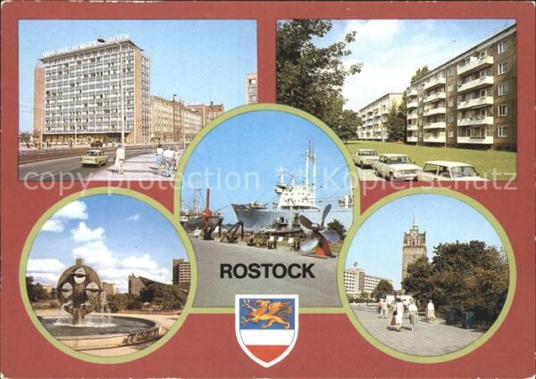 Rostock Lange-Strasse Pawlowstrasse Wasserspiel