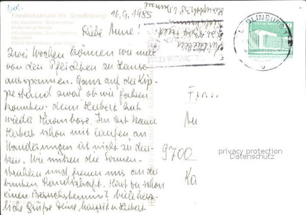 Friedrichsbrunn Harz Restaurant Brockenblick Klobenberg-Baud – Bild 2