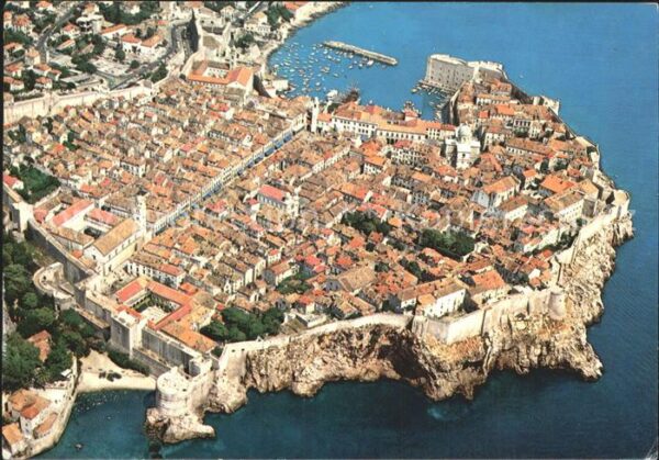 Dubrovnik Ragusa Fliegeraufnahme