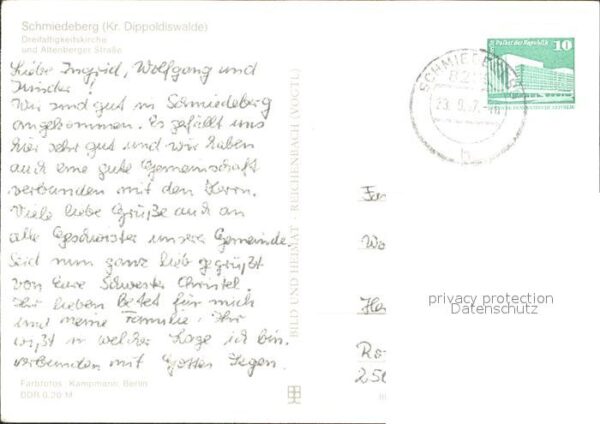 Schmiedeberg Bad Altenberger Strasse Dreifaltigkeitskirc – Bild 2