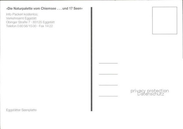 Eggstaett Oberbayern Fliegeraufnahme Chiemsee und 17 Seen – Bild 2
