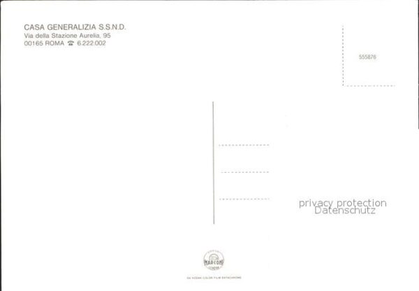 Roma Rom Casa Generalizia S.S. N. D. – Bild 2