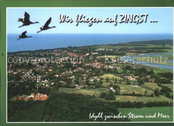 Zingst Ostseebad Fliegeraufnahme Fischland Darß